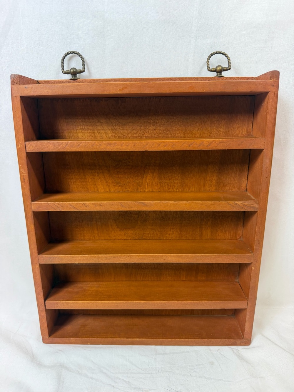 Trinket Wooden Wall Shelf Organizer - Brown